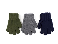 Name It olive night mix acrylic fingerless gloves (3-pack)
